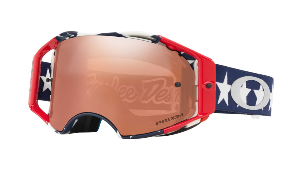 Oakley Airbrake MX Goggles w/Przm MX, Red, OO7046-71