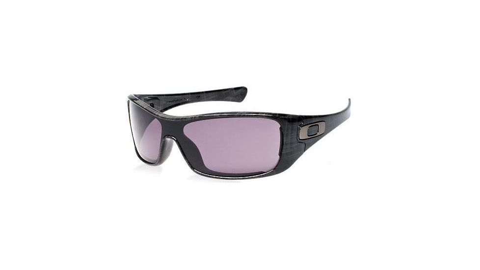 Oakley Antix Black Plaid Frame w/ Grey Lenses Sunglasses 24-130