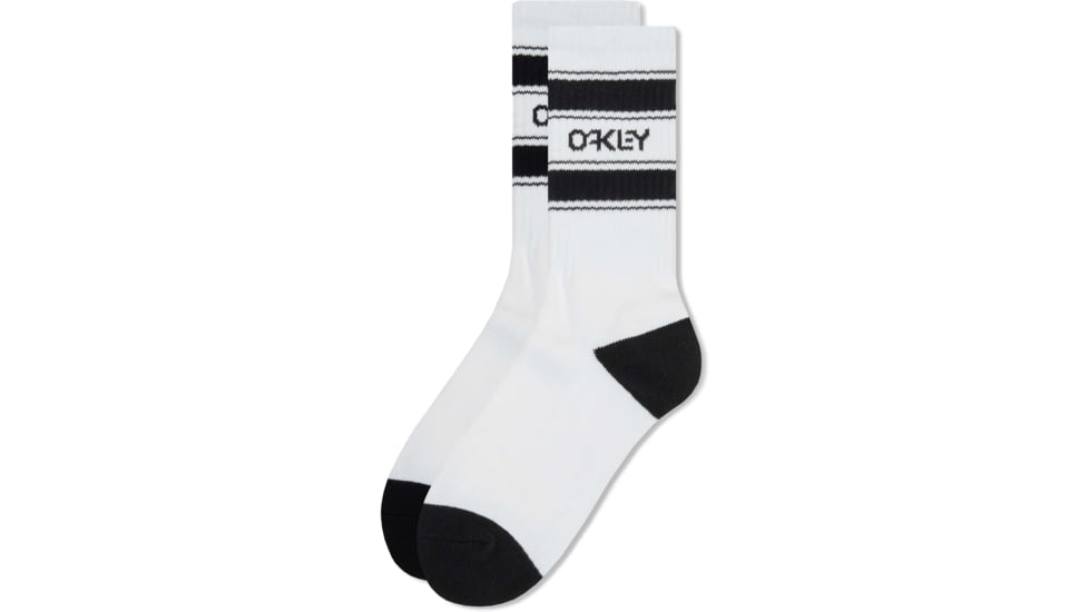 Oakley B1B Icon Socks, 3 Pcs, Mens, White, Medium, FOS900353-100-M
