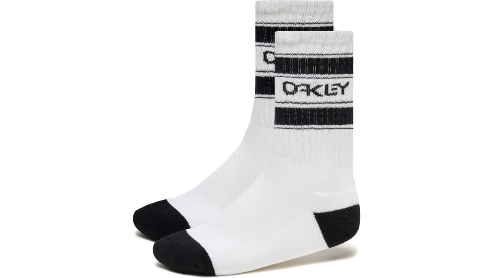 Oakley B1B Icon Socks, 3 Pcs, Mens, White, Medium, FOS900353-100-M