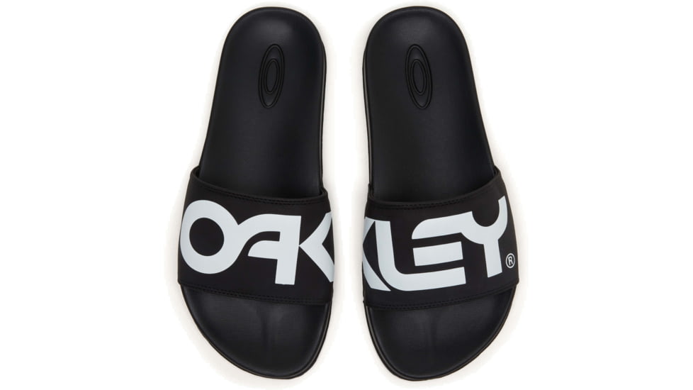 Oakley B1B Slide Sandals, Mens, Blackout, 8.5, FOF100095-02E-8.5