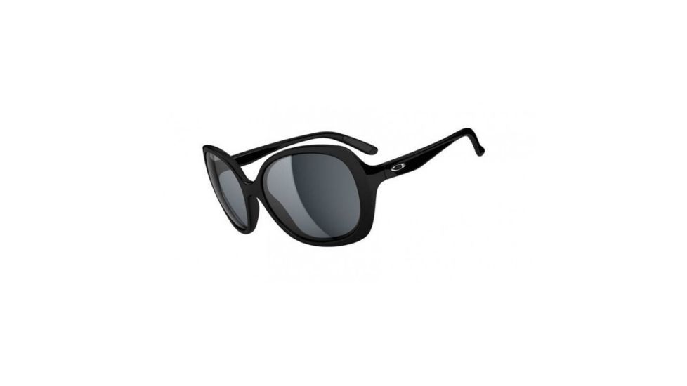 Oakley BACKHAND OO9178 Sunglasses 917801-59 - Polished Black Frame, Grey Lenses