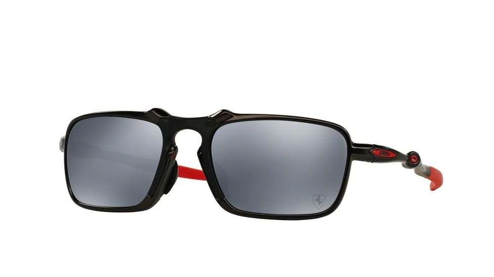 Oakley BADMAN A OO6035 Sunglasses 603504-56 - Dark Carbon Frame, Black Iridium Polarized Lenses