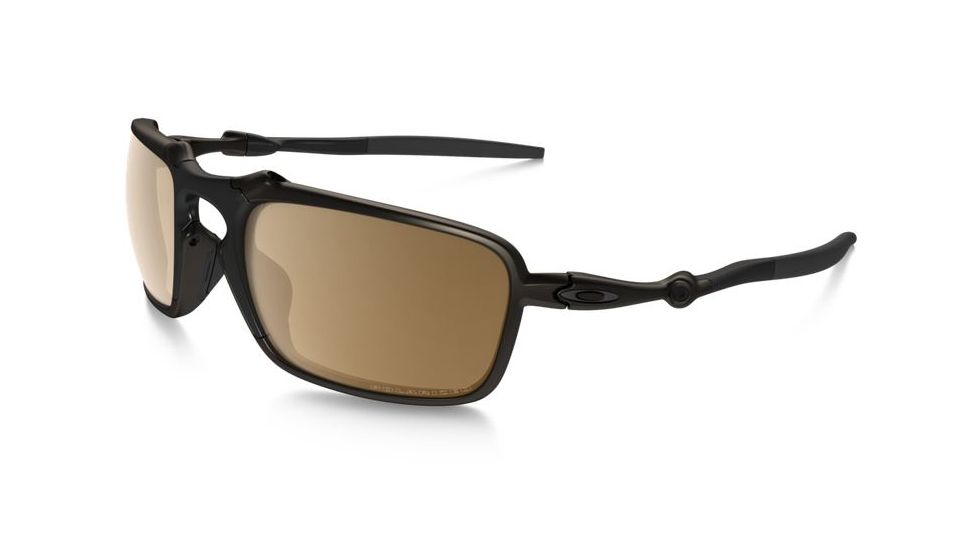Oakley Badman Sunglasses Pewter Frame, Tungsten Iridium Polarized Lens-OO6020-02