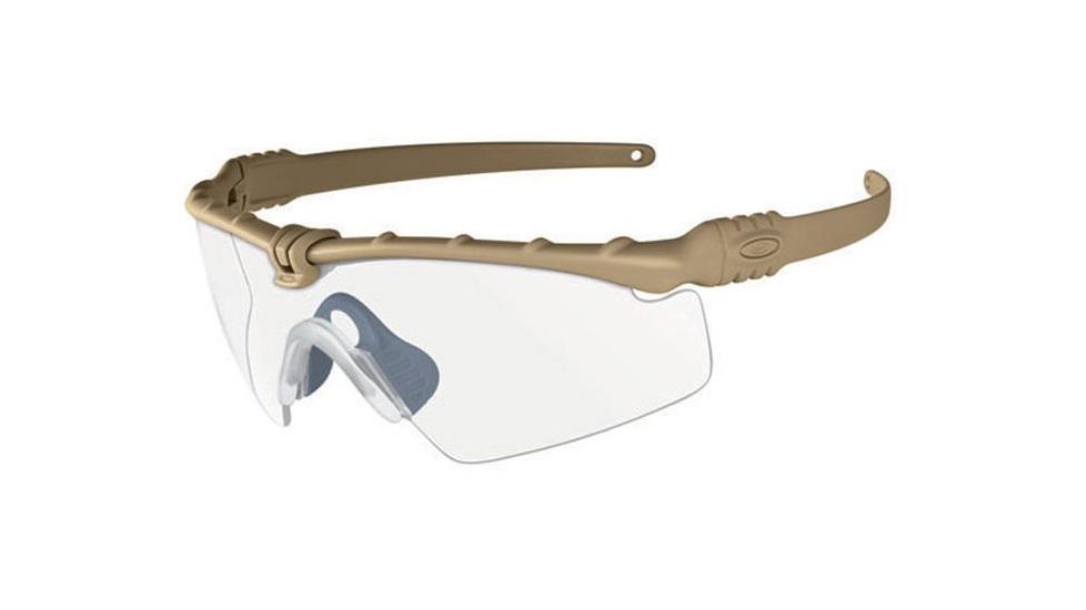 Oakley Ballistic M Frame 3.0 Sunglasses, Dark Bone Frame, Clear Lens OO9146-06