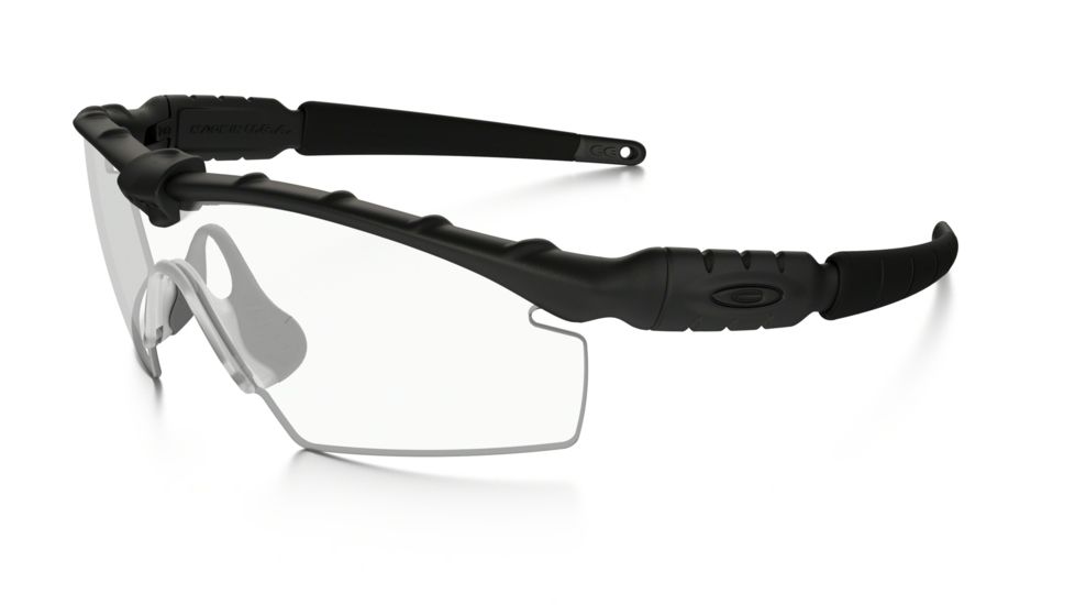 Oakley BALLISTIC M FRAME OO9213 Sunglasses 921304-32 - Matte Black Frame, Clear Lenses