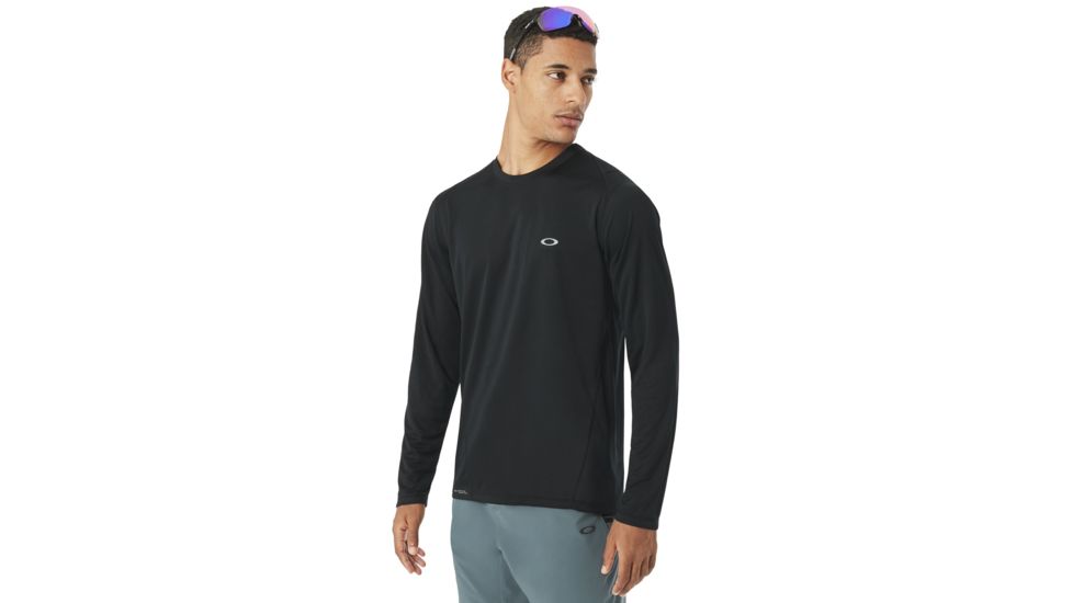 Oakley Base Long Sleeve - Mens, Blackout, 2XL 434005-02E-XXL