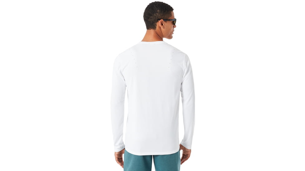 Oakley Base Long Sleeve - Mens, White, Medium, 434005-100-M