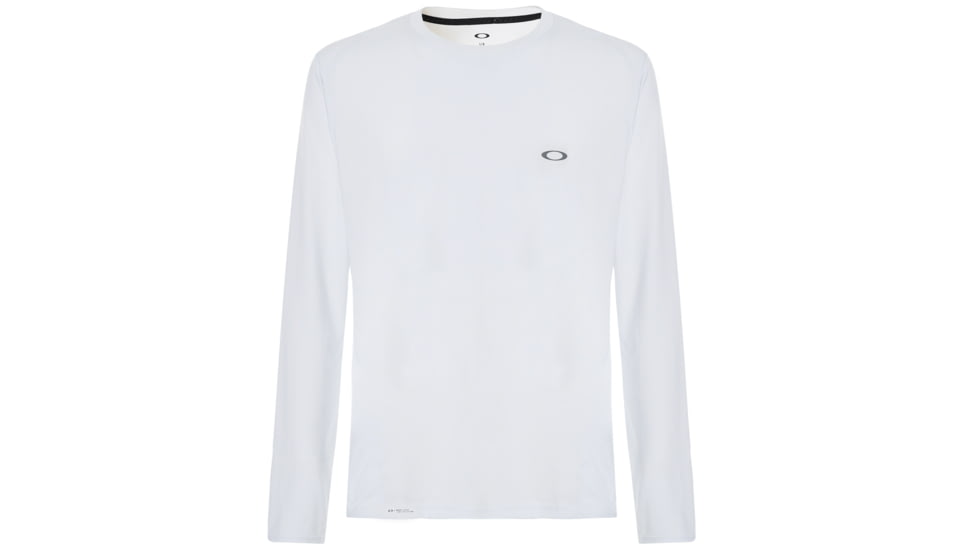 Oakley Base Long Sleeve - Mens, White, Medium, 434005-100-M