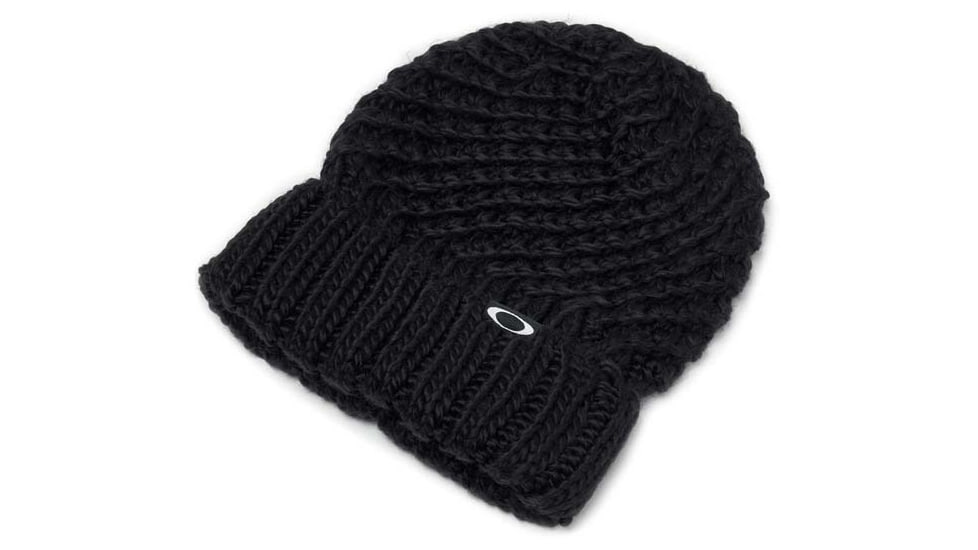 Oakley Beanie Mix Yarn - Womens, Blackout, One Size, 81493-02E-02E-U