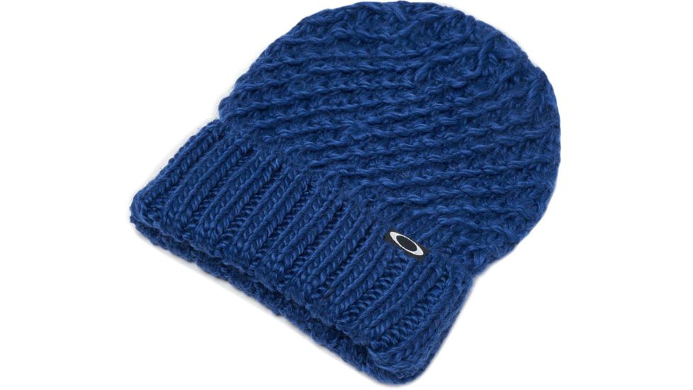 Oakley Beanie Mix Yarn - Womens, Dark Blue, One Size, 81493-609-609-U