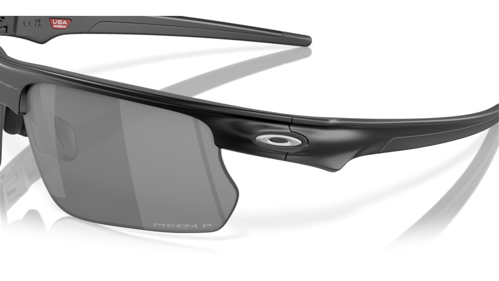 Oakley BiSphaera Sunglasses, Matte Black, PRIZM Black Polarized, PRIZM Black Polarized, OO9400-0168