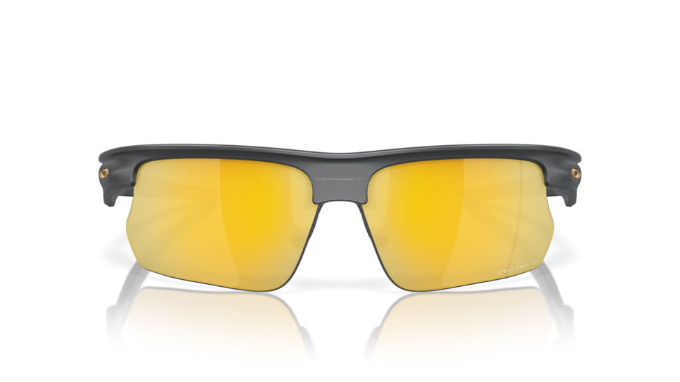 Oakley BiSphaera Sunglasses, Matte Carbon, PRIZM 24K Polarized, PRIZM 24K Polarized, OO9400-1268