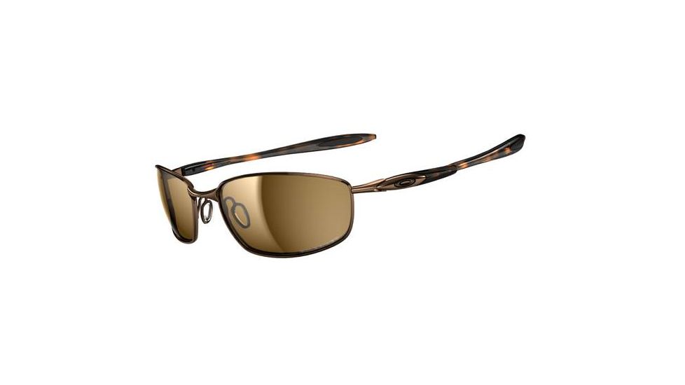 Oakley Blender Sunglasses, BrownChrome+Tortoise Frm, Bronze Lens, Polarized OO4059-04