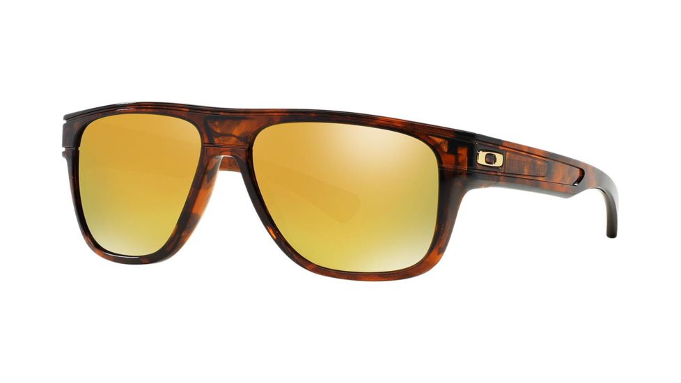 Oakley BREADBOX OO9199 Sunglasses 919905-56 - Tortoise Frame, 24K Iridium Polarized Lenses