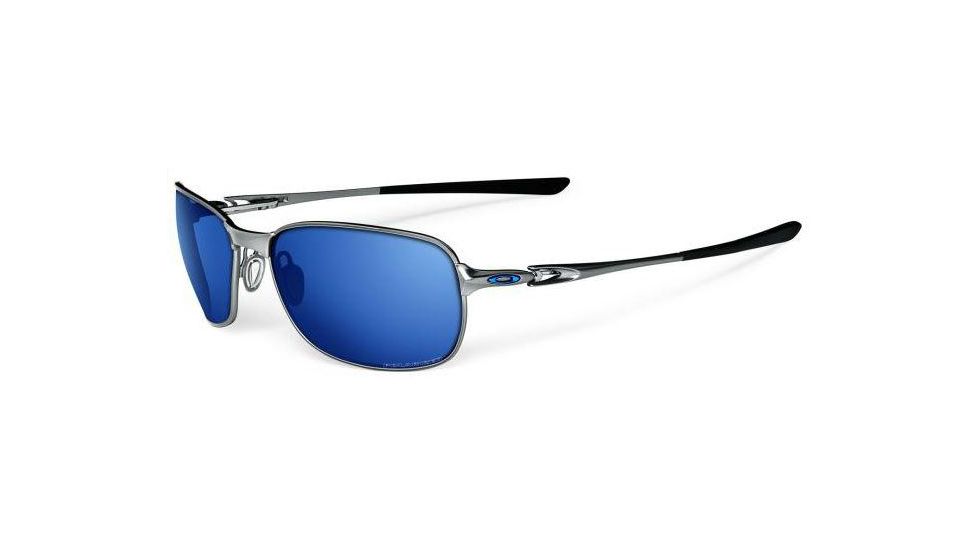 Oakley C Wire Lead Frame w/ Ice Iridium Polarized Lenses Sunglasses OO4046-02