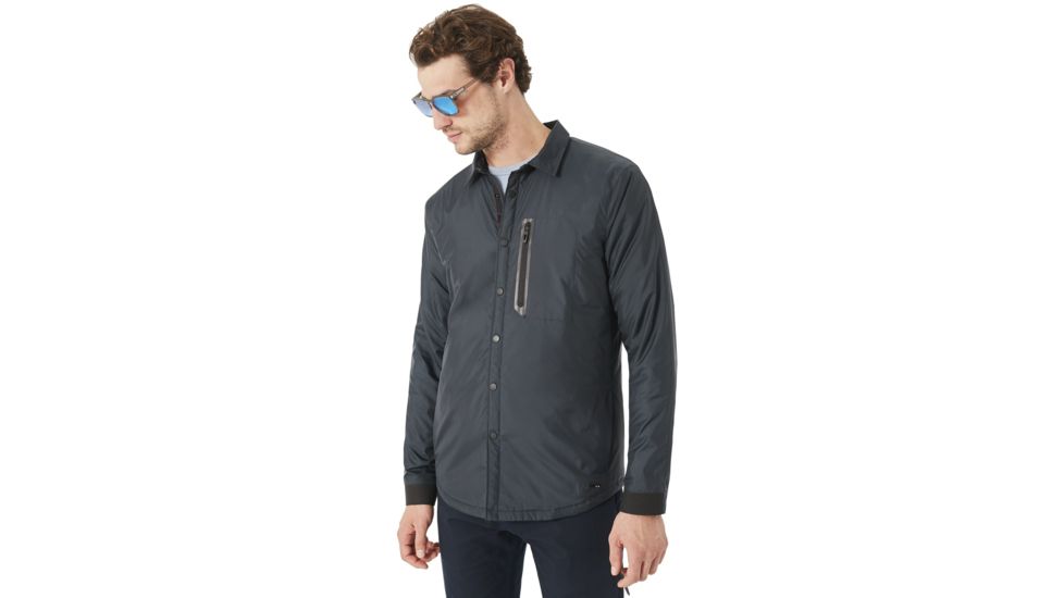 Oakley Canyon Long Sleeve Shirt Jacket - Mens, Blackout, Medium 401856-02E-M