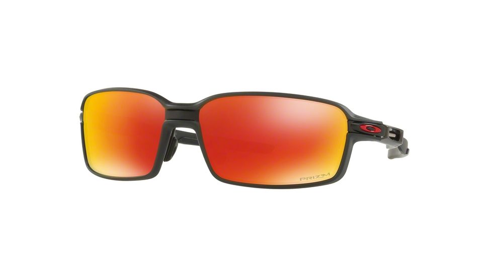 Oakley CARBON PRIME OO6021 Sunglasses 602103-63 - Black/carbon Fiber Frame, Prizm Ruby Polarized Lenses