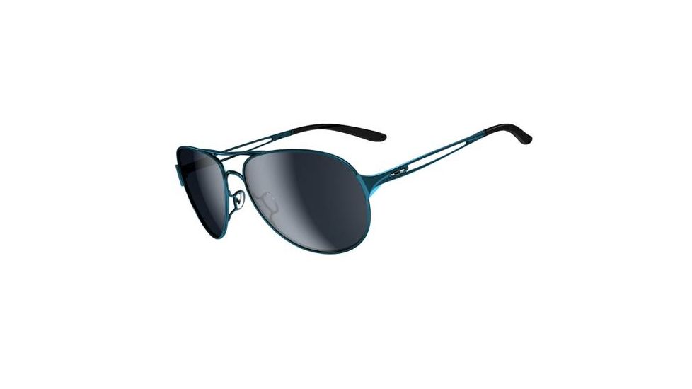 Oakley Caveat Sunglasses, Turquoise Frame, Black Grey Gradient Lens OO4054-04