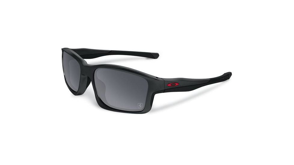 Oakley Chainlink Mens Asian Fit Sunglasses, Matte Steel Frame, Black Iridium Lens OO9252-10