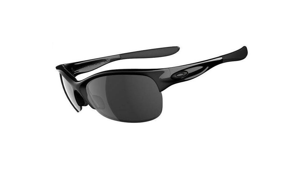 Oakley Commit AV Polished Black Frame w/ Black Iridium Lenses Sunglasses 03-787