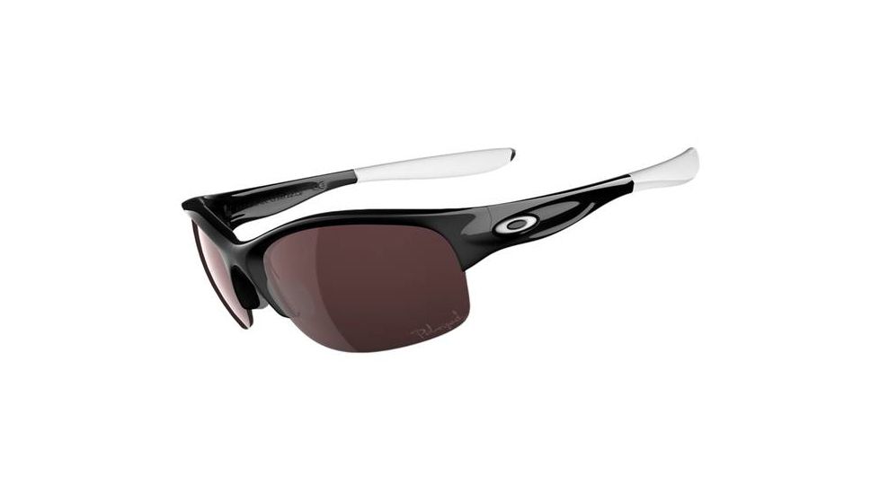 Oakley Commit SQ Womens Sunglasses, Polished Black Frame, OO Grey Polarized Lens 03-799