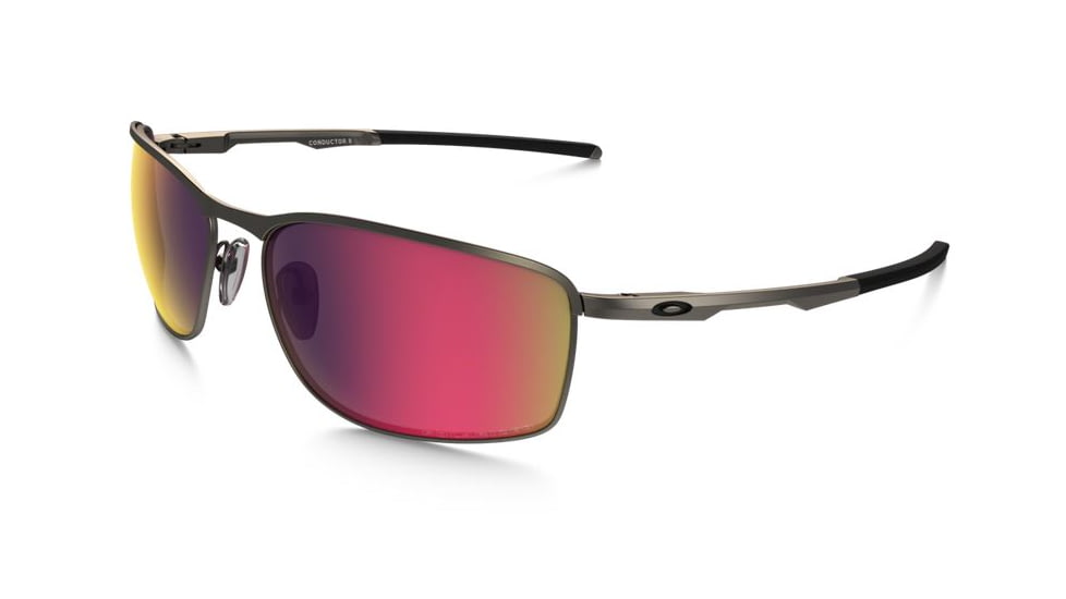 Oakley Conductor 8 Sunglasses Carbon Frame, OO Red Iridium Polarized Lens-OO4107-04