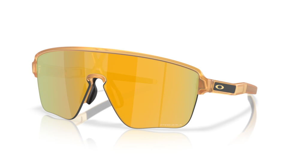 Oakley Corridor SQ Sunglasses, Matte Light Transparent Curry, PRIZM 24K, PRIZM 24K, OO9415-0442