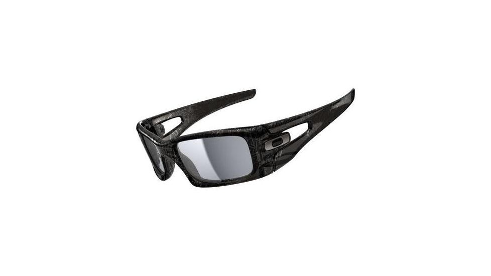 Oakley Crankcase Grey Smoke/ Dark Grey Hist Text Frame w/ Grey Polarized Lenses Men's Sunglasses OO9165-06
