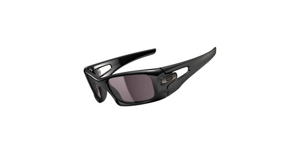 Oakley Crankcase Polished Black Frame w/ Warm Grey Lenses Men's Sunglasses OO9165-01
