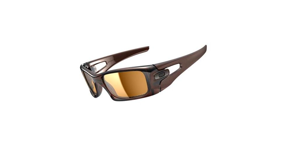 Oakley Crankcase Polished Rootbeer Frame w/ Bronze Polarized Lenses Men's Sunglasses OO9165-07