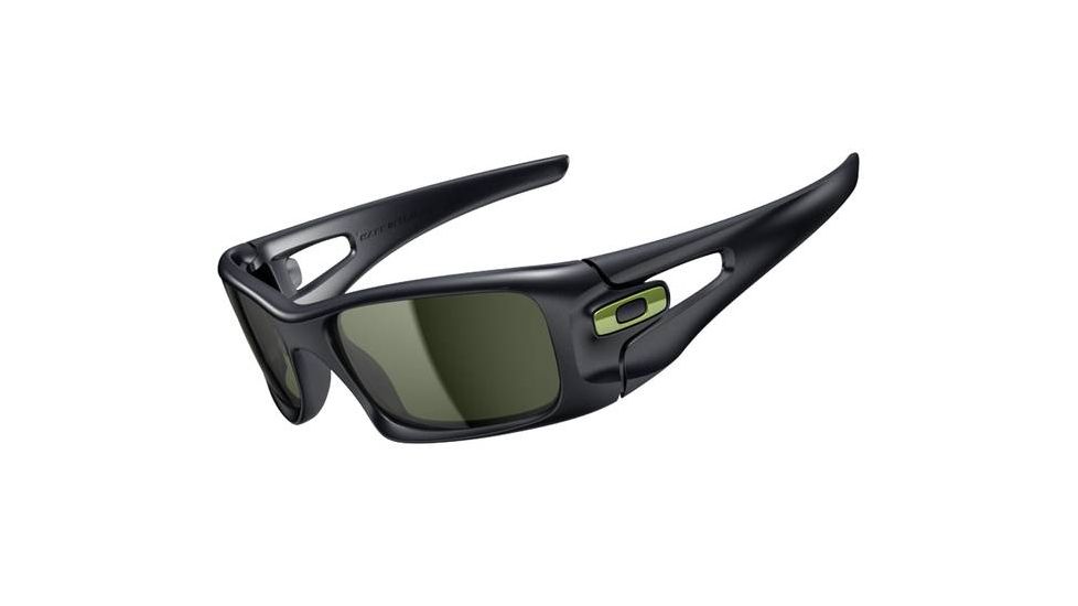 Oakley Crankcase Sunglasses - Steel Frame and Dark Grey Lens OO9165-14
