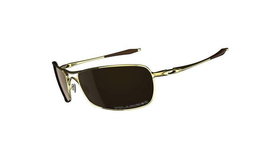 Oakley Crosshair 2.0 Sunglasses, Polish Gold Frame, Bronze Lens, Polarized OO4044-02
