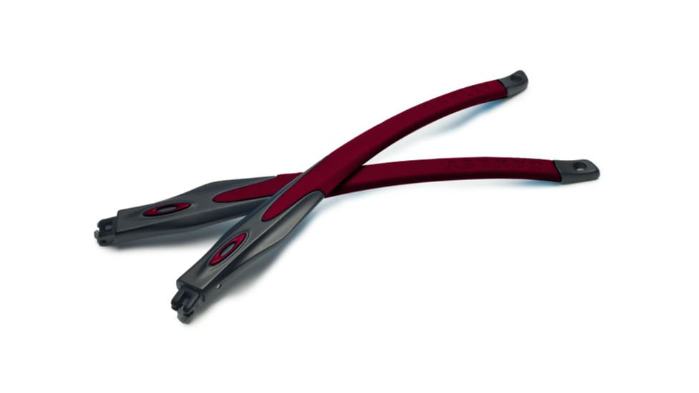 Oakley Crosslink Frame Temple Arms, Satin Black/Cardinal, RKT0000AA-BK232
