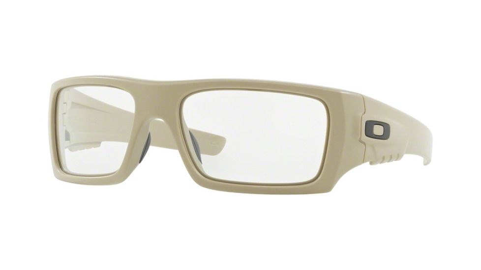 Oakley DET CORD OO9253 Sunglasses 925317-61 - Desert Tan Frame, Clear Lenses