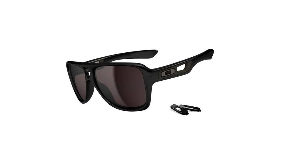 Oakley Dispatch Matte Black Frame w/ Grey Lenses Men's Sunglasses OO9090-01