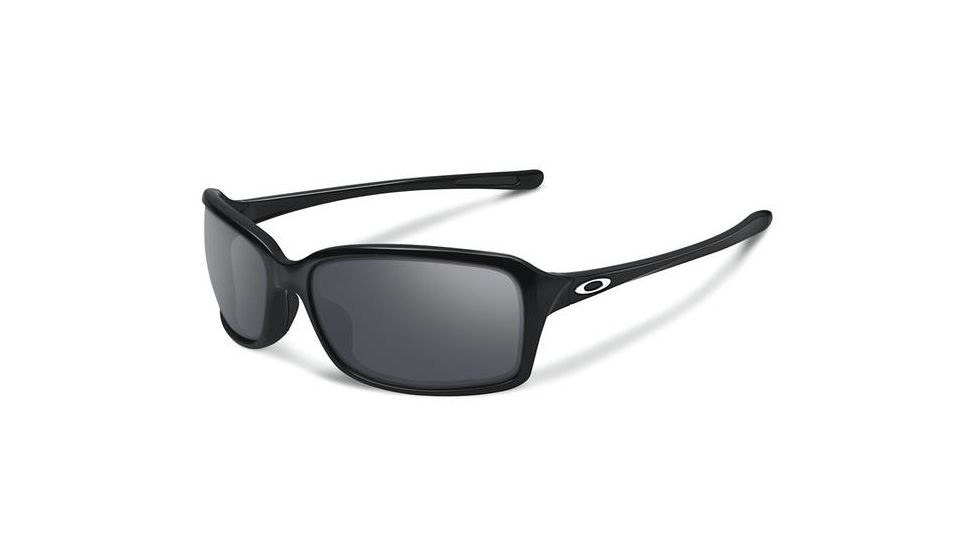 Oakley Dispute Womens Sunglasses, Polished Black Frame, Black Iridium Lens OO9233-02