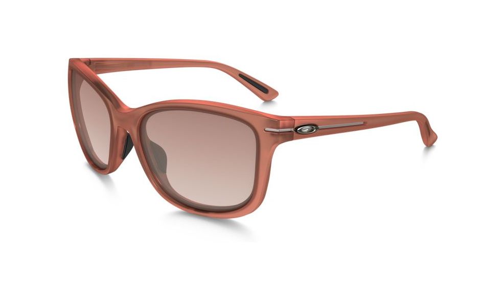 Oakley Drop In Sunglasses Drop In Frosted Peach/VR50BrnGrd Frame, VR50 Brown Gradient Lens-OO9232-09
