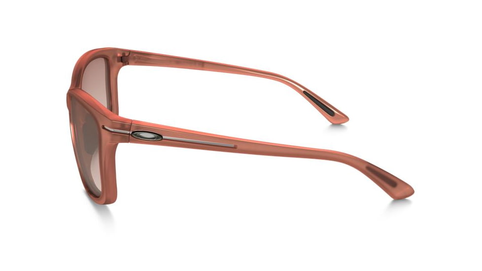 Oakley Drop In Sunglasses Drop In Frosted Peach/VR50BrnGrd Frame, VR50 Brown Gradient Lens-OO9232-09