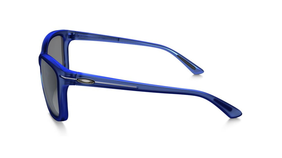 Oakley Drop In Sunglasses Frosted Denim/Black Irid Frame, Black Iridium Lens-OO9232-06