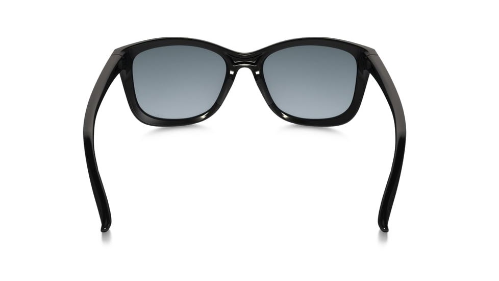 Oakley Drop In Sunglasses Polished Black w/ Grey Grad Polar Frame, Grey Gradient Polarized Lens-OO9232-01