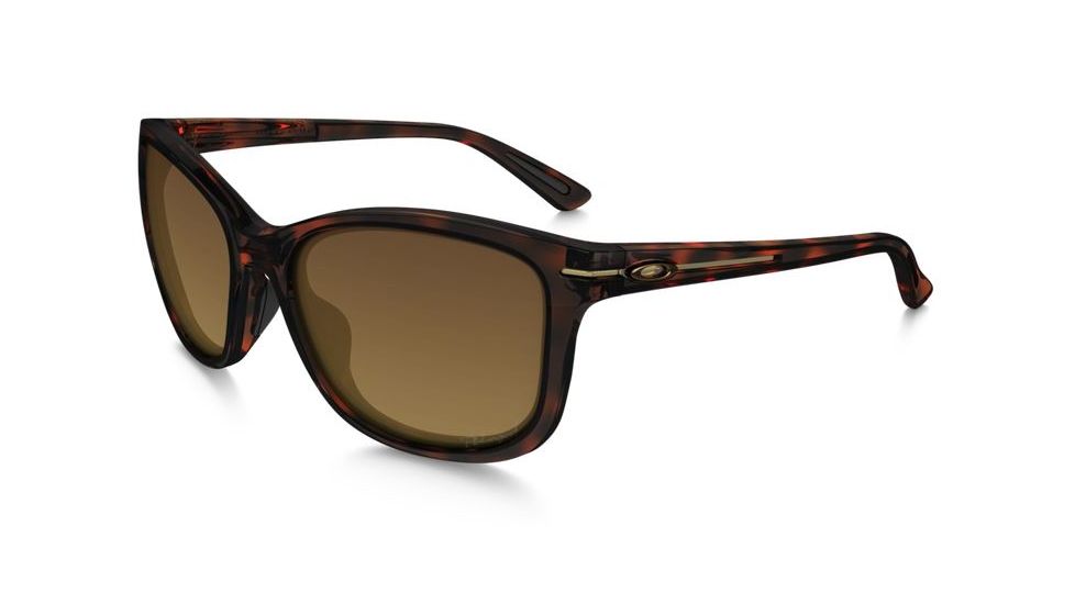 Oakley Drop In Sunglasses Tortoise/Brown Grad Polar Frame, Brown Gradient Polarized Lens-OO9232-03