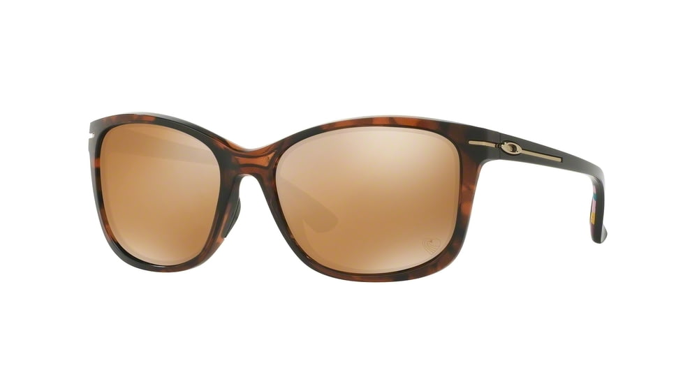 Oakley Drop In Womens Sunglasses 923211-58 - Tortoise W/Graphics Frame, Tungsten Irid Lenses