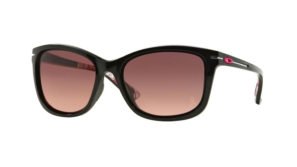 Oakley Drop In Womens Sunglasses 923212-58 - Polished Black/Ysc Frame, G40 Black Gradient Lenses