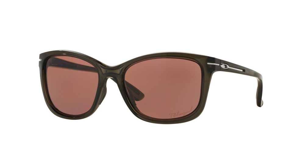 Oakley Drop In Womens Sunglasses 923216-58 - Onyx Frame, Oogrey Polarized Lenses