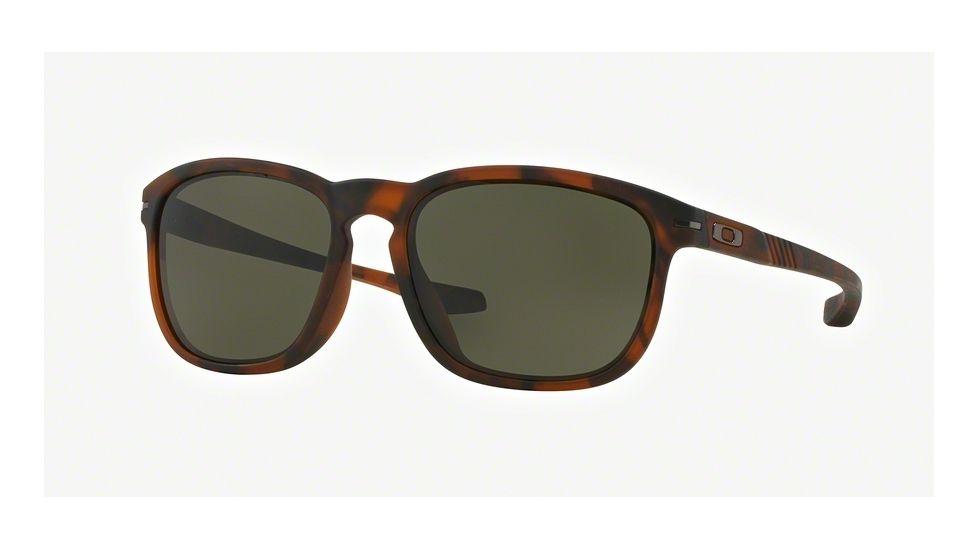 Oakley ENDURO A OO9274 Sunglasses 927405-55 - Matte Brown Tortoise Frame, Dark Grey Lenses