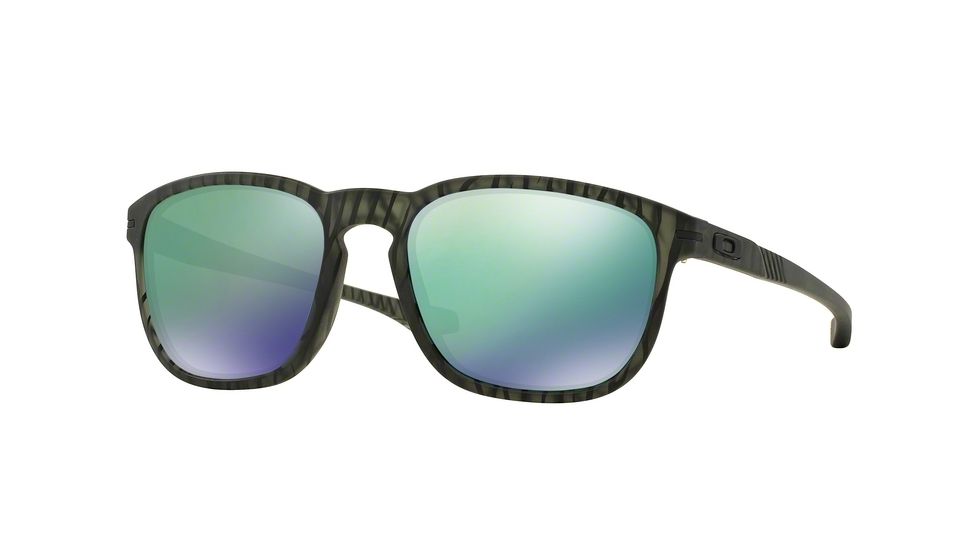 Oakley Enduro Mens Sunglasses 922328-55 - Matte Olive Ink Urban Jungle Frame, Jade Iridium Lenses