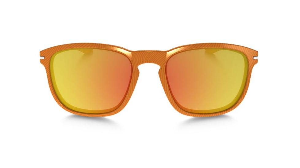 Oakley Enduro Sunglasses Atomic Orange Frame, Fire Iridium Lens-OO9223-22