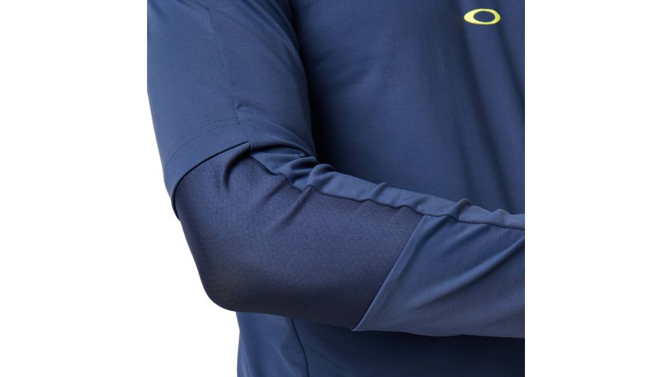 Oakley Engineered Insert Long Sleeve Polo - Mens, Foggy Blue, Large, 434421-6FB-L