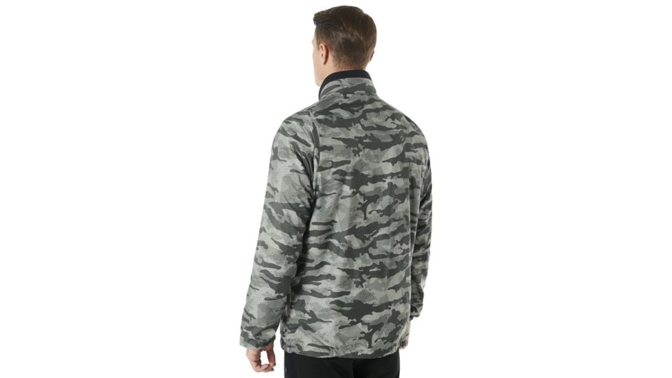 Oakley Enhance Graphic Wind Warm Jacket 8.7 - Mens, Green Print, 2XL, 412584-78Y-XXL